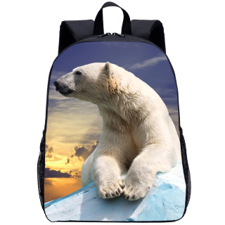 YOIYEN Wholesale Polar Bear's Backpack Child Student Daypack For Boy And Gril