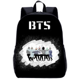 YOIYEN Popular Korean BTS Backpack 15 Inch Kids School Bag For Boy And Gril