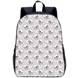 YOIYEN Bulldog Backpack Cute Carton Small Dog Print School Bag For Kids