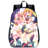 YOIYEN Sailor Moon Girls School Backpack Cartoon Anime Style Print Book Bag