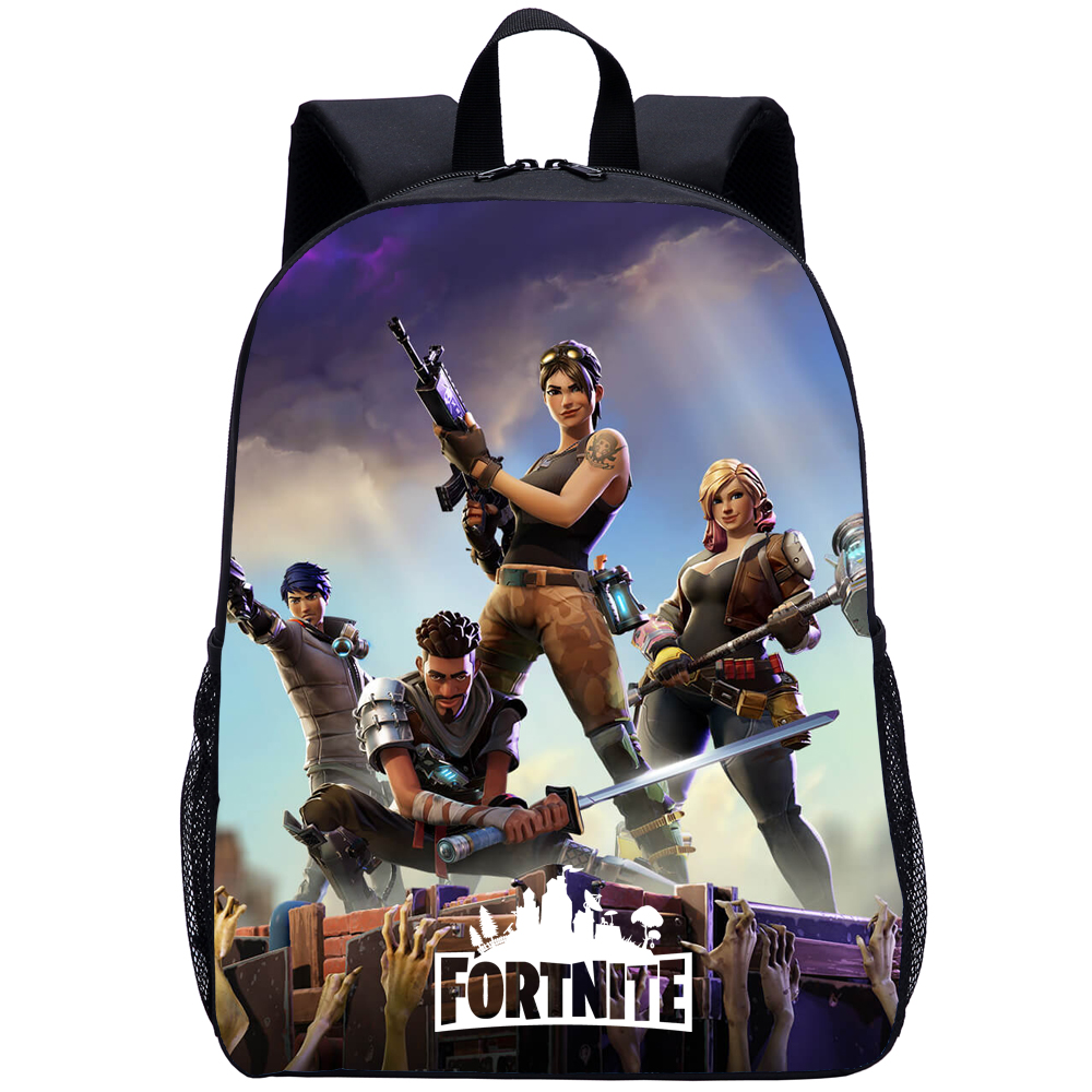 Fortnite Backpack Game Image Print School Bag For Children