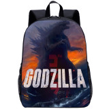 YOIYEN Godzilla Backpack Bag Moive Image Print School Daypack For Kids