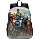 YOIYEN Marvel's The Avengers Iron Man Backpack 15 Inch School Bag For Kids