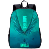 YOIYEN Godzilla Backpack Bag Moive Image Print School Daypack For Kids
