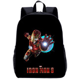 YOIYEN Marvel's The Avengers Iron Man Backpack 15 Inch School Bag For Kids