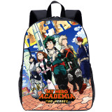 YOIYEN My Hero Academia School Backpack Anime Cartoon Book Bag For Kids