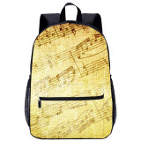YOIYEN Music Note Backpack Personlized Student School Daypack For Children