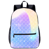 YOIYEN Mermaid Scales Backpack High Quality Kids School Bag For Girl