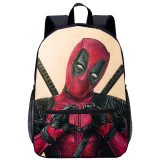 YOIYEN Deadpool Backpack Large School Student Book Bag For Children
