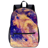 YOIYEN Lion Backpack Animal School Student Book Bag For Boy And Girl