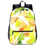 YOIYEN Triangle School Backpack Personailzed Student Book Bag For Kids