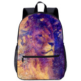 YOIYEN Lion Backpack Animal School Student Book Bag For Boy And Girl