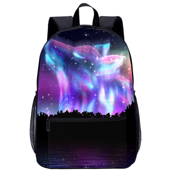 YOIYEN Wholesale Colorful Wolf Backpack Cool Student Book Bag For Kids