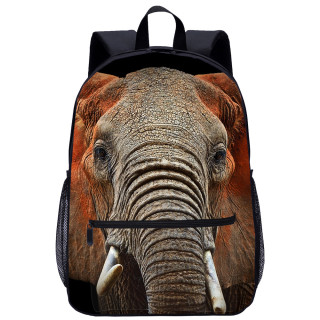 YOIYEN Elephant Backpack Large Capacity Animal Print School Book Bag