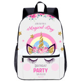 YOIYEN Kawaii Unicorn School Bag Primary School Student Book Bag For Gilr