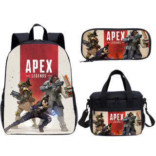YOIYEN Apex Legends Backpack Popular Game Image Print School Bag Set For Children