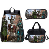 YOIYEN Apex Legends Backpack Popular Game Image Print School Bag Set For Children