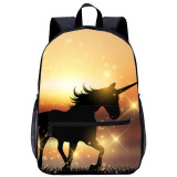 YOIYEN Large Unicorn Backpack Teenager School Bag For Boy And Girl