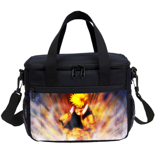 Cartoon Naruto Kids Lunch Bag Thermal Tote Bag For School