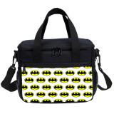 Batman Lunch Bag Large Capacity Kids Student School Lunch Box Bag