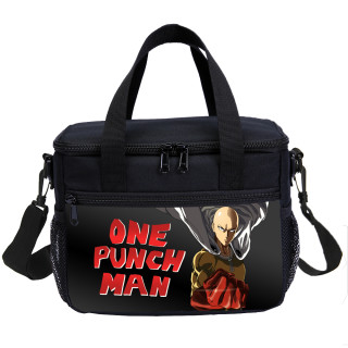 ONE PUNCH MAN Lunch Bag Cartoon Anime Cooler Thermal Bag For Kids