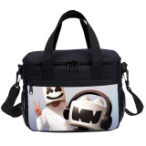 Marshmello Thermal Lunch Bag Teenager School Student Lunch Box