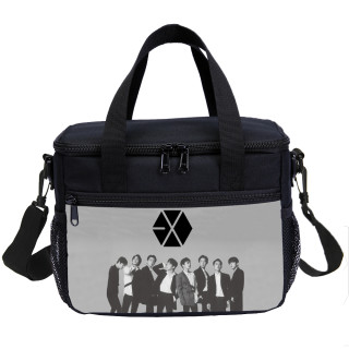 EXO Children Lunch Bag Korean Popular Team Image Print Cooler Bag