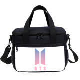 BTS Lunch Bag Korean Popular Star Image Print Cooler Bag