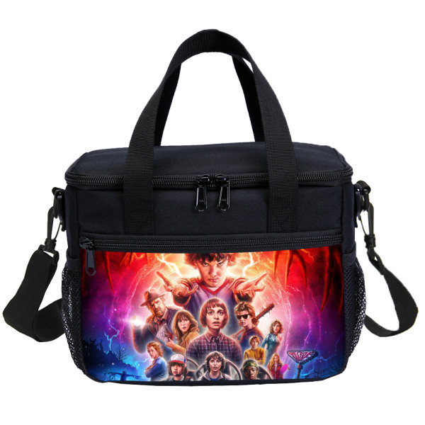 Stranger Things Lunch Bag 3D Print School And Office Insulated Meal