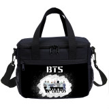 BTS Lunch Bag Korean Popular Star Image Print Cooler Bag