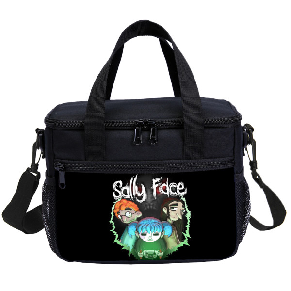 Sally Face Lunch Bag Game Image Print Cooler Bag For School And Office
