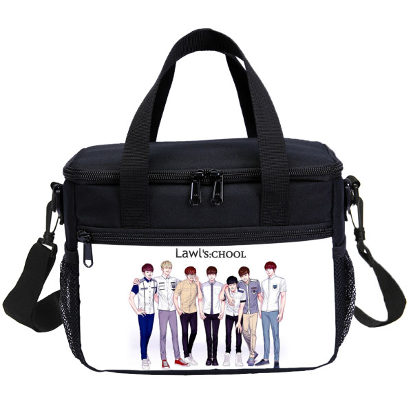 BTS Lunch Bag Korean Popular Star Image Print Cooler Bag