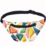 Colorful Triangle Waist Bag Fashionable Body Crossboday Chest Bag
