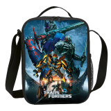 Transformers Tote Meal Thermal Lunch Bag Teenager Cooler Bag For School