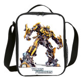 Transformers Tote Meal Thermal Lunch Bag Teenager Cooler Bag For School