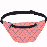 Colorful Mermaid Scales Fanny Pack Women Waist Bag For Sport