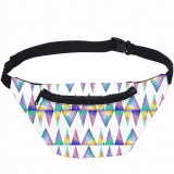 Colorful Triangle Waist Bag Fashionable Body Crossboday Chest Bag