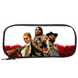 Red Dead Redemption 2 Pencil Bag Large Capacity Stationery Bag For Children