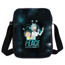 Rick and Morty Messenger Bag Women And Men Cartoon Small Crossbody Bag
