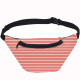 Personailzed Strip Print Bum Bag Women And Men Fanny Pack For Running
