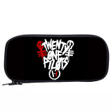 Twenty One Pilots Pencil Bag Rommy School Student Storage Bag