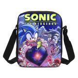 Sonic the Hedgehog Messenger Bag Anime Cartoon Children Cute Crossbody Bag