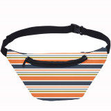 Personailzed Strip Print Bum Bag Women And Men Fanny Pack For Running