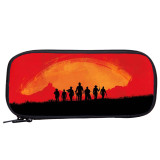 Red Dead Redemption 2 Pencil Bag Large Capacity Stationery Bag For Children