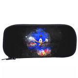 Sonic the Hedgehog Pecnil Bag Cartoon Roomy School Stationery Bag For Children