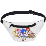 Sonic the Hedgehog Fanny Pack Anime Cartoon Outdoor Travel Waist Bum Bag