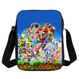 Sonic the Hedgehog Messenger Bag Anime Cartoon Children Cute Crossbody Bag