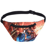 Sonic the Hedgehog Fanny Pack Anime Cartoon Outdoor Travel Waist Bum Bag