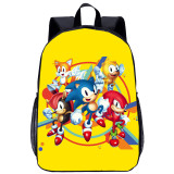 YOIYEN Sonic the Hedgehog Backpack Large Capacity Teenager Daypack Back To School