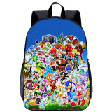 YOIYEN Sonic the Hedgehog Backpack Large Capacity Teenager Daypack Back To School